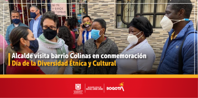  conmemoración del Alcalde visita barrio Colinas en conmemoración del Día de la Diversidad Étnica y Cultural
