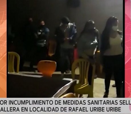 Cierran una gallera en Bogotá por incumplimiento de medidas sanitarias