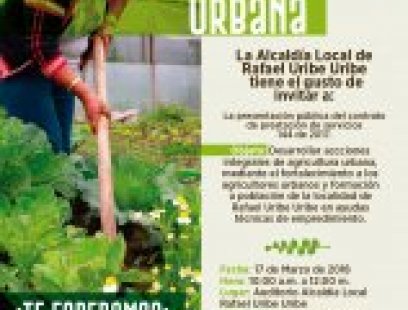 Presentación pública: Agricultura urbana 
