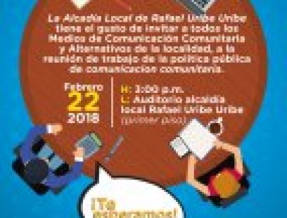 Reunión medios comunitarios y alternativos de la localidad Rafael Uribe Uribe
